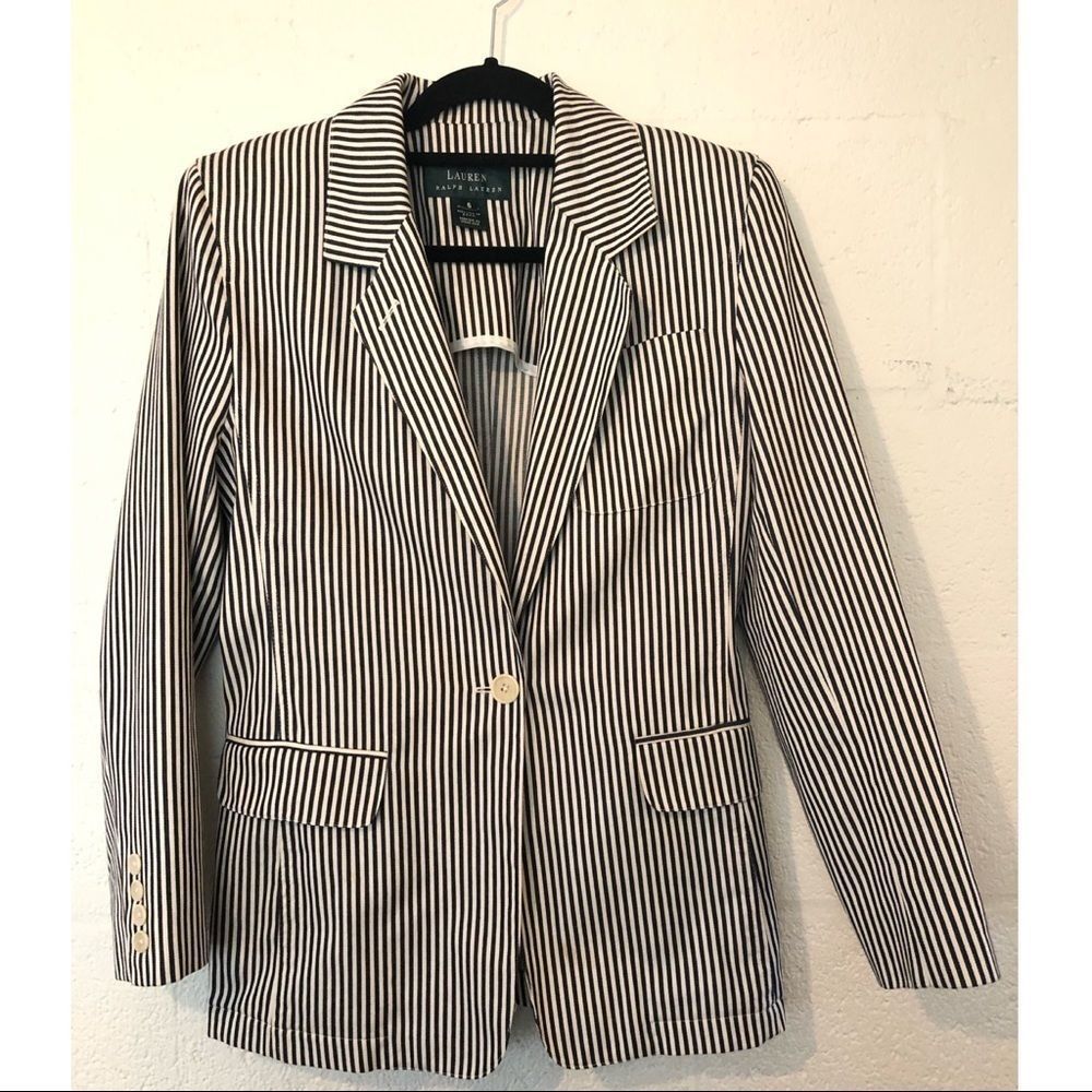 Lauren Ralph Lauren Striped Blazer